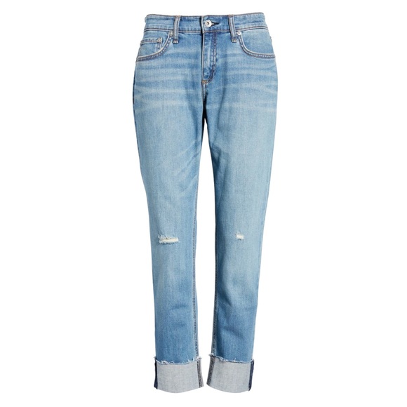 Rag & Bone Dre Low Rise Slim Boyfriend Jeans in Mick (29) - Picture 14 of 14